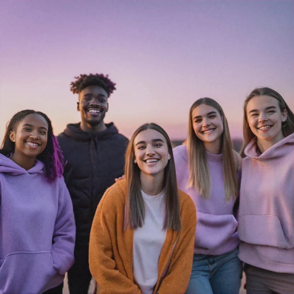 Diverse community united by purpose